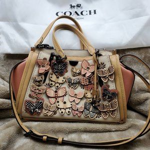 COACH Butterfly Dreamer Applique Women's Purse